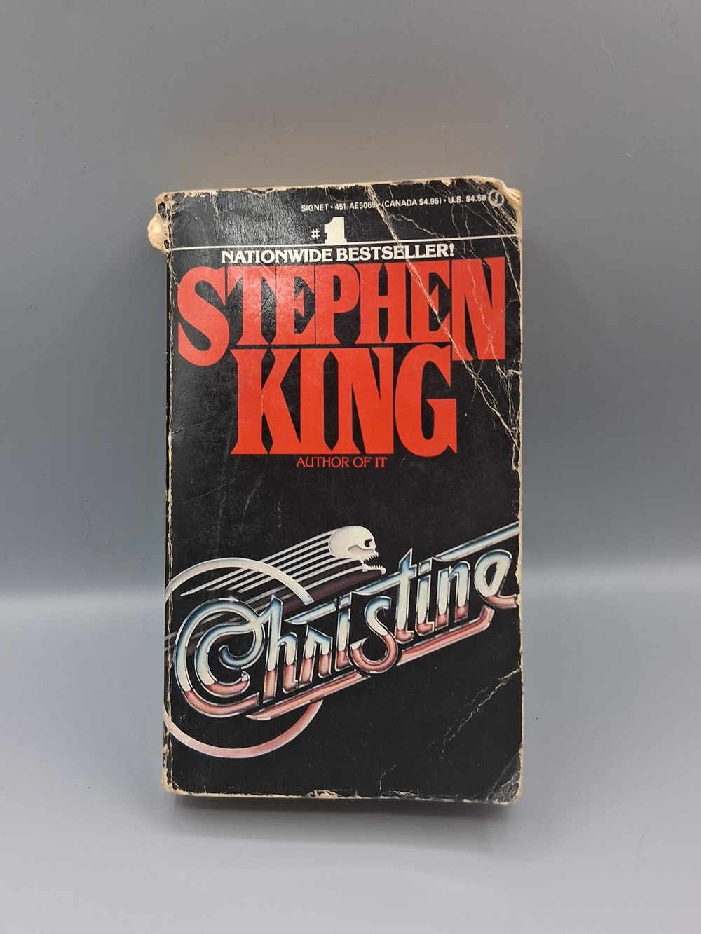 Stephen King Christine 1983 First Signet Printing Vintage Paperback Horror Novel